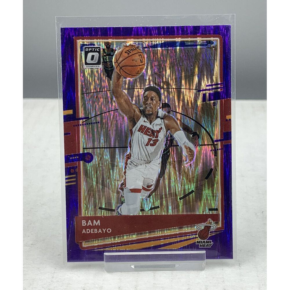 2020-21 Bam‎ Adebayo - Donruss Optic Purple Shock Prizm #52 - Miami Heat
